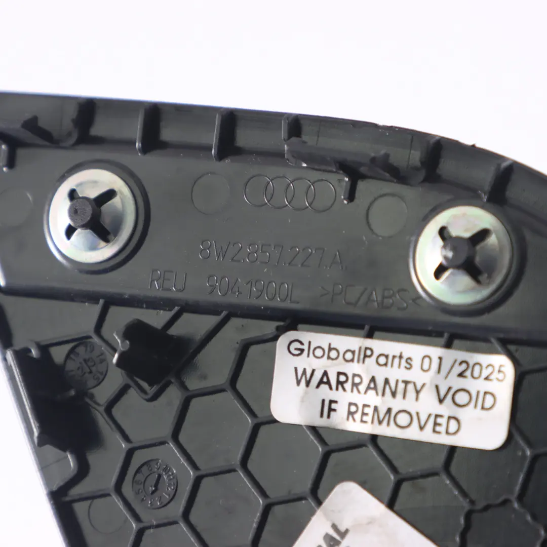 Audi A4 B9 Dashboard Speaker Cover Trim Panel Front Left N/S - SKU RHD-8W2857227A - Part number 8W2857227A