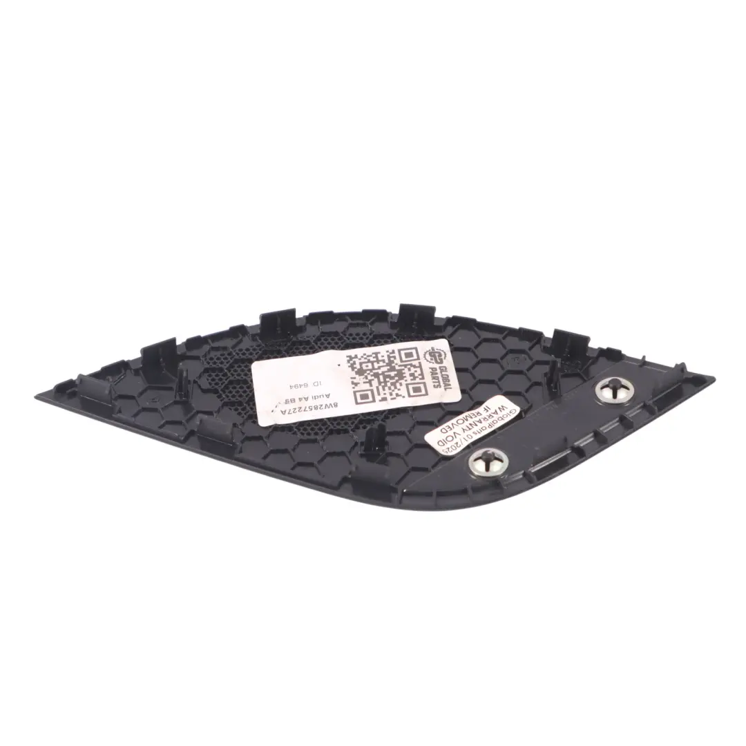 Audi A4 B9 Dashboard Speaker Cover Trim Panel Front Left N/S - SKU RHD-8W2857227A - Part number 8W2857227A