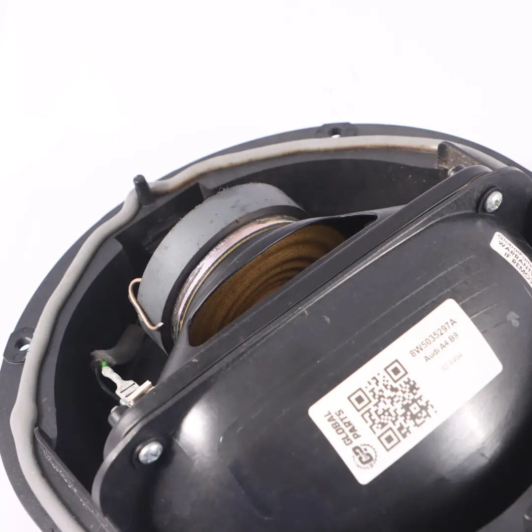 Front Door Sub Speaker Left Right N/O/S Loudspeaker to Audi A4 B9 with Part number 8W5035297A Audi A4 B9 Front Door Sub Speaker Left Right N/O/S Loudspeaker - SKU 8W5035297A - Part number 8W5035297A