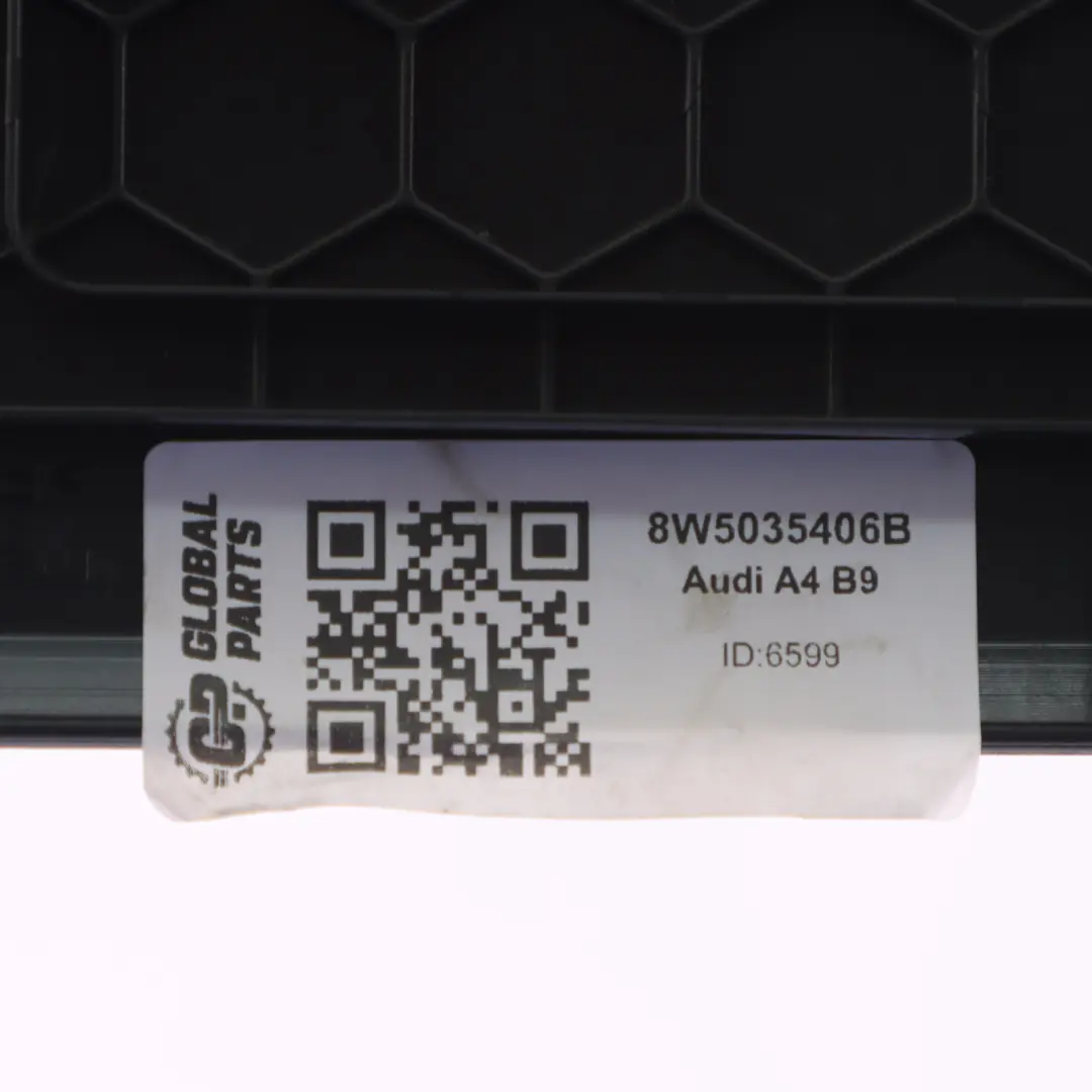 Hintere Hutablage Zierleiste Kühlergrill Abdeckung Rechts für Audi A4 B9 mit Teilenummer 8W5035406B Audi A4 B9 Hintere Hutablage Zierleiste Kühlergrill Abdeckung Rechts - SKU 8W5035406B - Teilenummer 8W5035406B