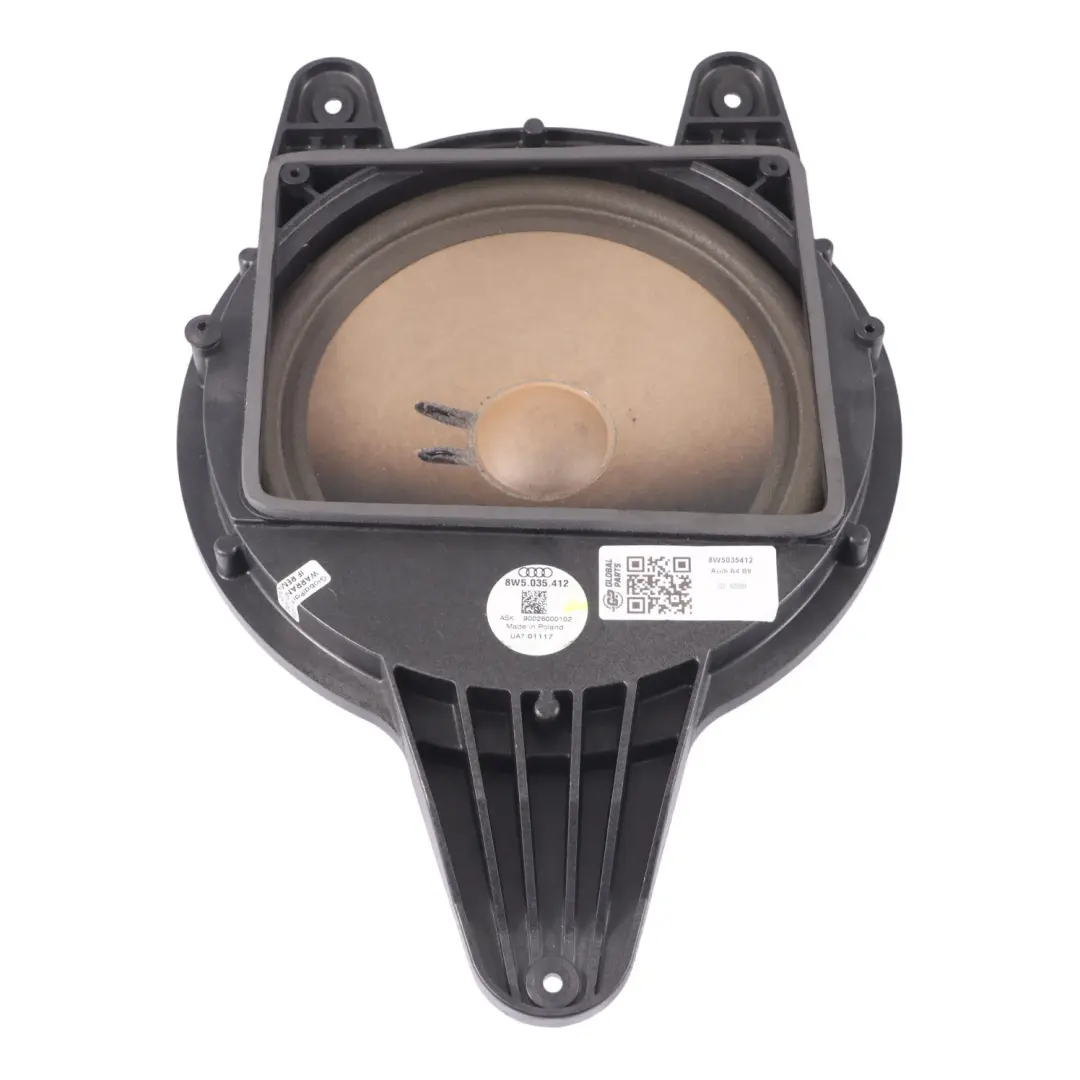 Haut parleur de sous grave arrière central Hi-Fi pour Audi A4 B9 à propos du numéro de pièce 8W5035412 Audi A4 B9 Haut parleur de sous grave arrière central Hi-Fi - SKU 8W5035412 - Numéro de pièce 8W5035412