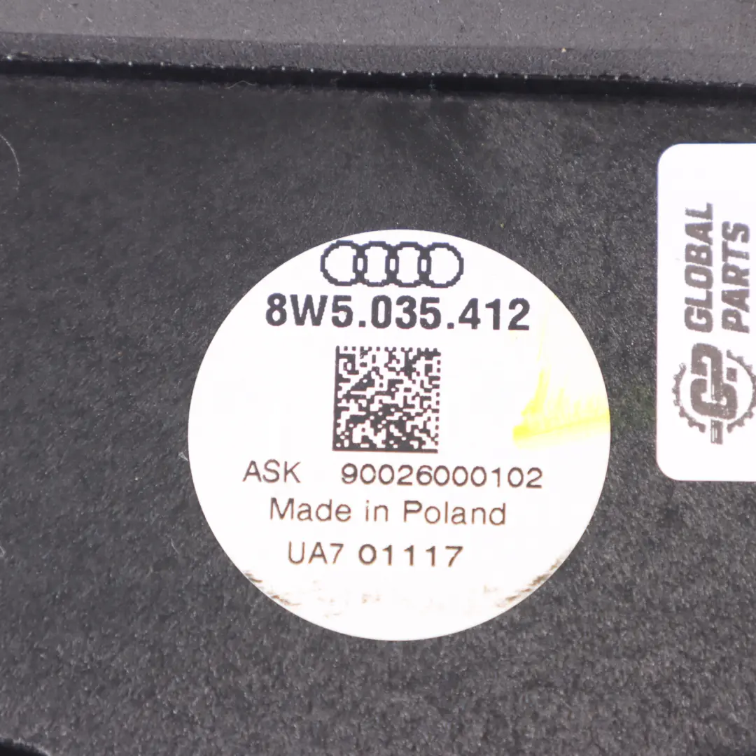Altavoz Subwoofer Central Trasero Hi-Fi para Audi A4 B9 con número de pieza 8W5035412 Audi A4 B9 Altavoz Subwoofer Central Trasero Hi-Fi - SKU 8W5035412 - Número de pieza 8W5035412