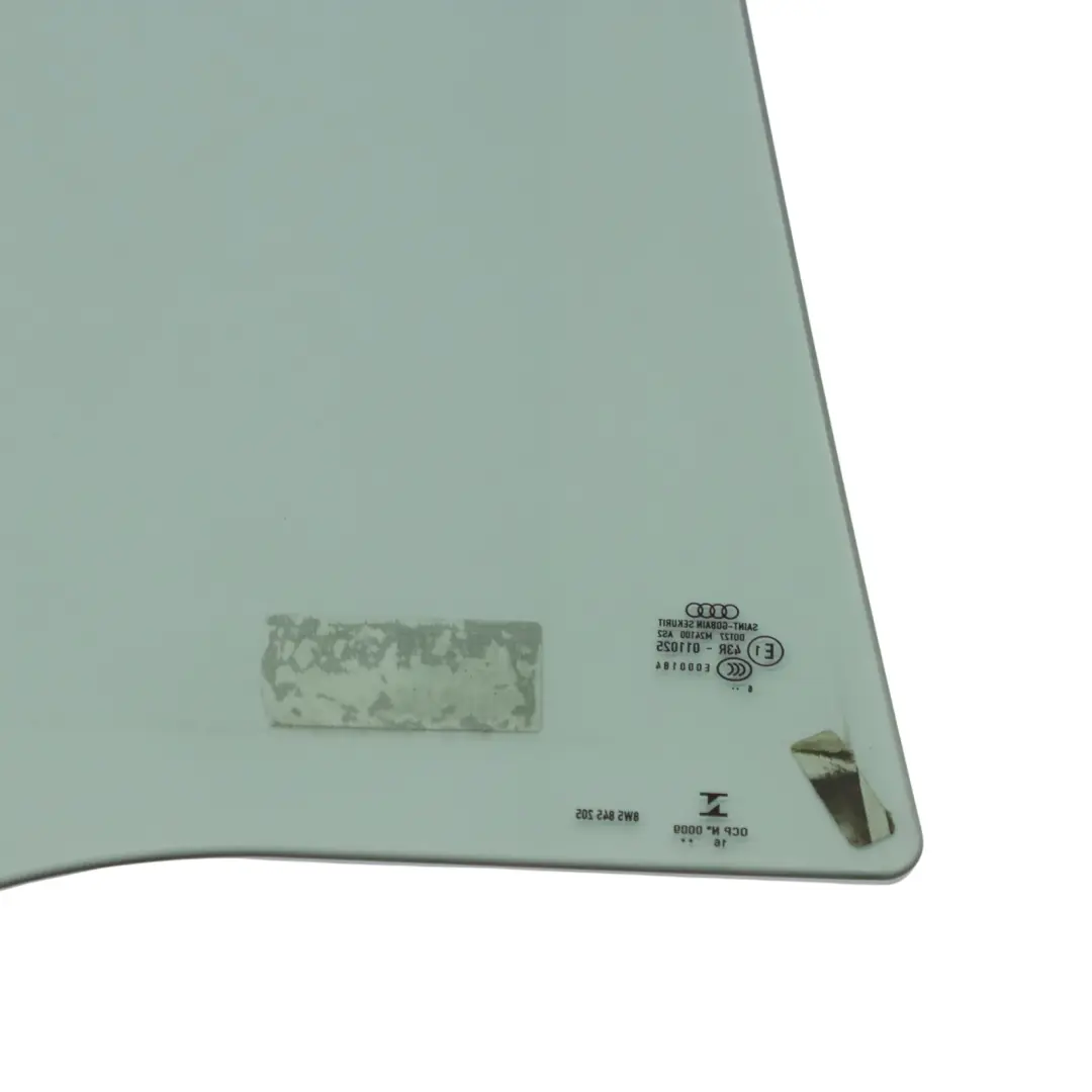 Audi A4 B9 Rear Side Window Glass AS2 Left N/S - SKU 8W5845205 - Part number 8W5845205