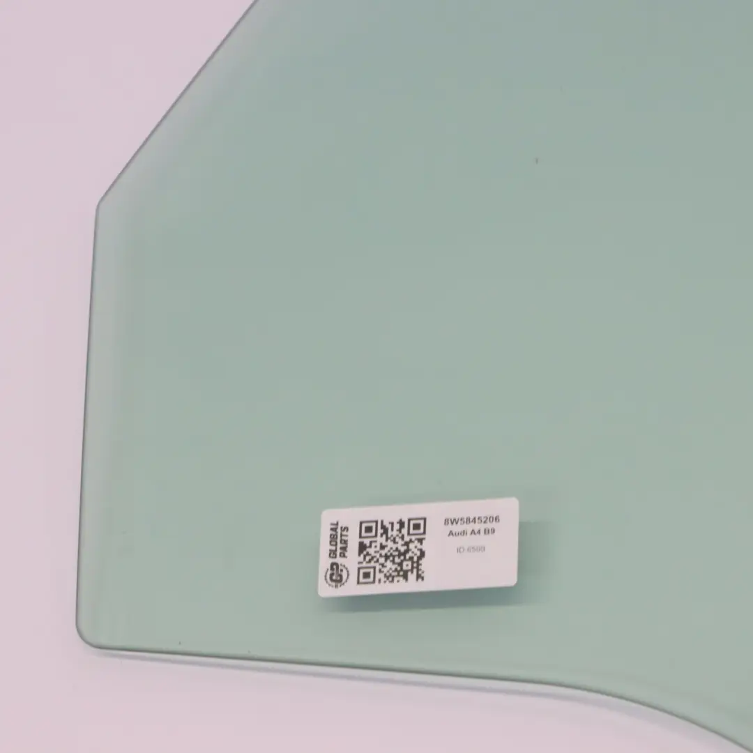 Side Window Glass Right O/S AS2 to Audi A4 B9 Rear with Part number 8W5845206 Audi A4 B9 Rear Side Window Glass Right O/S AS2 - SKU 8W5845206 - Part number 8W5845206