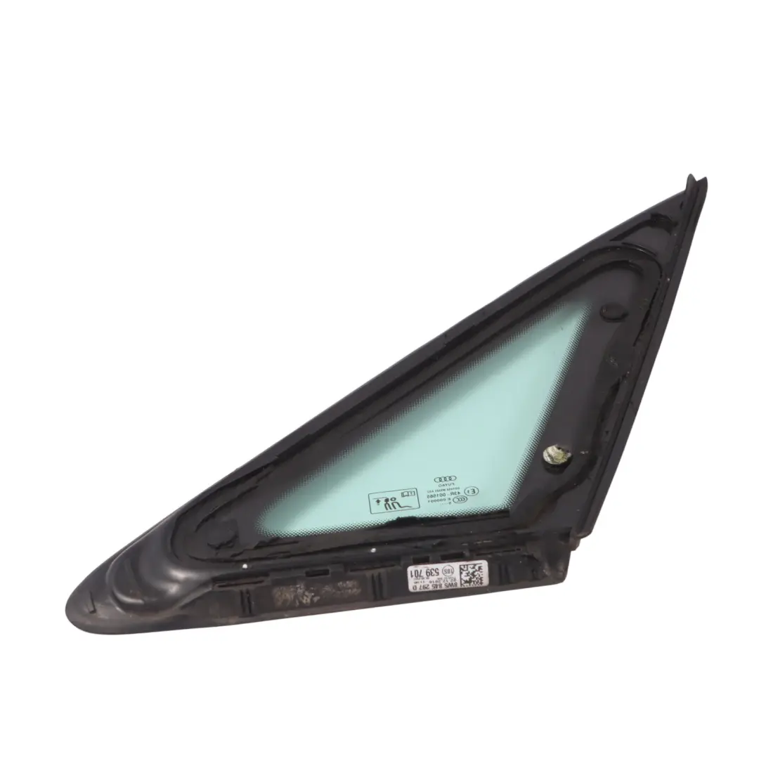 Audi A4 B9 Trasero Cuarto Ventana Lateral Vidrio Izquierdo AS2 - SKU 8W5845297D - Número de pieza 8W5845297D