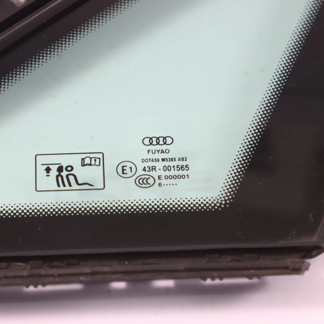 Triangle de custode arrière Vitre latérale droite AS2 pour Audi A4 B9 à propos du numéro de pièce 8W5845298D Audi A4 B9 Triangle de custode arrière Vitre latérale droite AS2 - SKU 8W5845298D - Numéro de pièce 8W5845298D