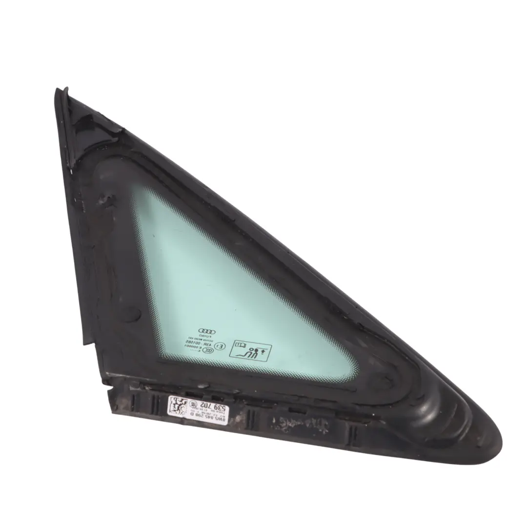 cuarto trasero lateral ventana vidrio derecho AS2 para Audi A4 B9 con número de pieza 8W5845298D Audi A4 B9 cuarto trasero lateral ventana vidrio derecho AS2 - SKU 8W5845298D - Número de pieza 8W5845298D