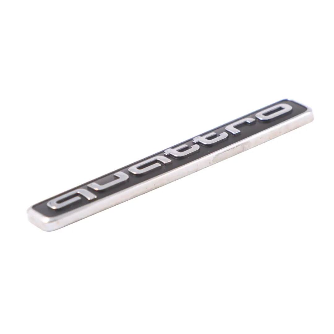 Audi A4 B9 Rear Bootlid Badge Trunk Emblem Lettering Quattro Chrome - SKU 8W5853737 - Numéro de pièce 8W5853737