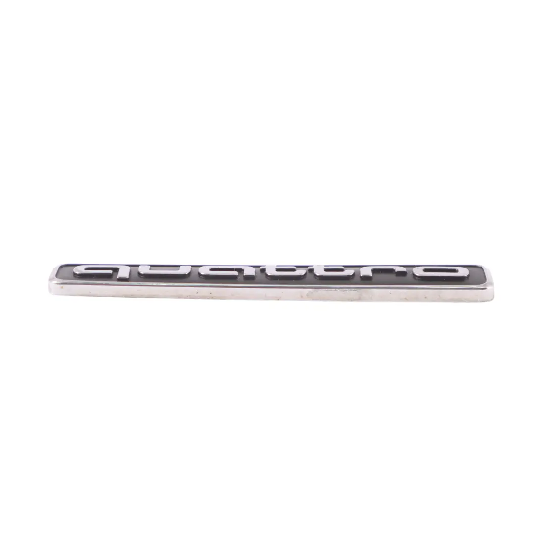 Audi A4 B9 Rear Bootlid Badge Trunk Emblem Lettering Quattro Chrome - SKU 8W5853737 - Numéro de pièce 8W5853737