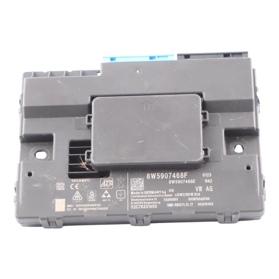 Gateway Steuergerät ECU für Audi Q5 FY mit Teilenummer 8W5907468F Audi Q5 FY Gateway Steuergerät ECU - SKU 8W5907468F - Teilenummer 8W5907468F