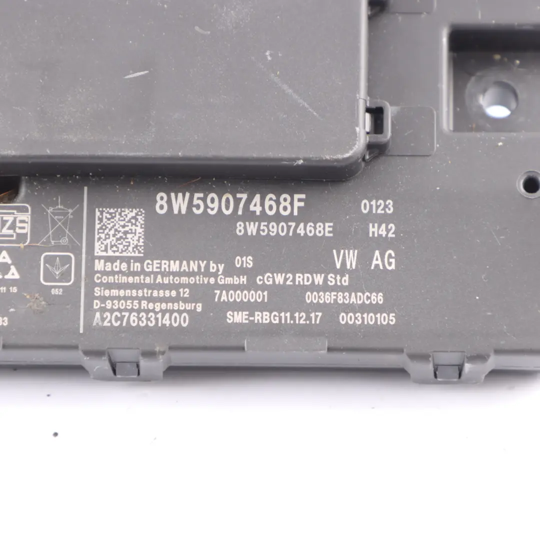 Audi Q5 FY Gateway Unidad De Módulo De Control ECU - SKU 8W5907468F - Número de pieza 8W5907468F