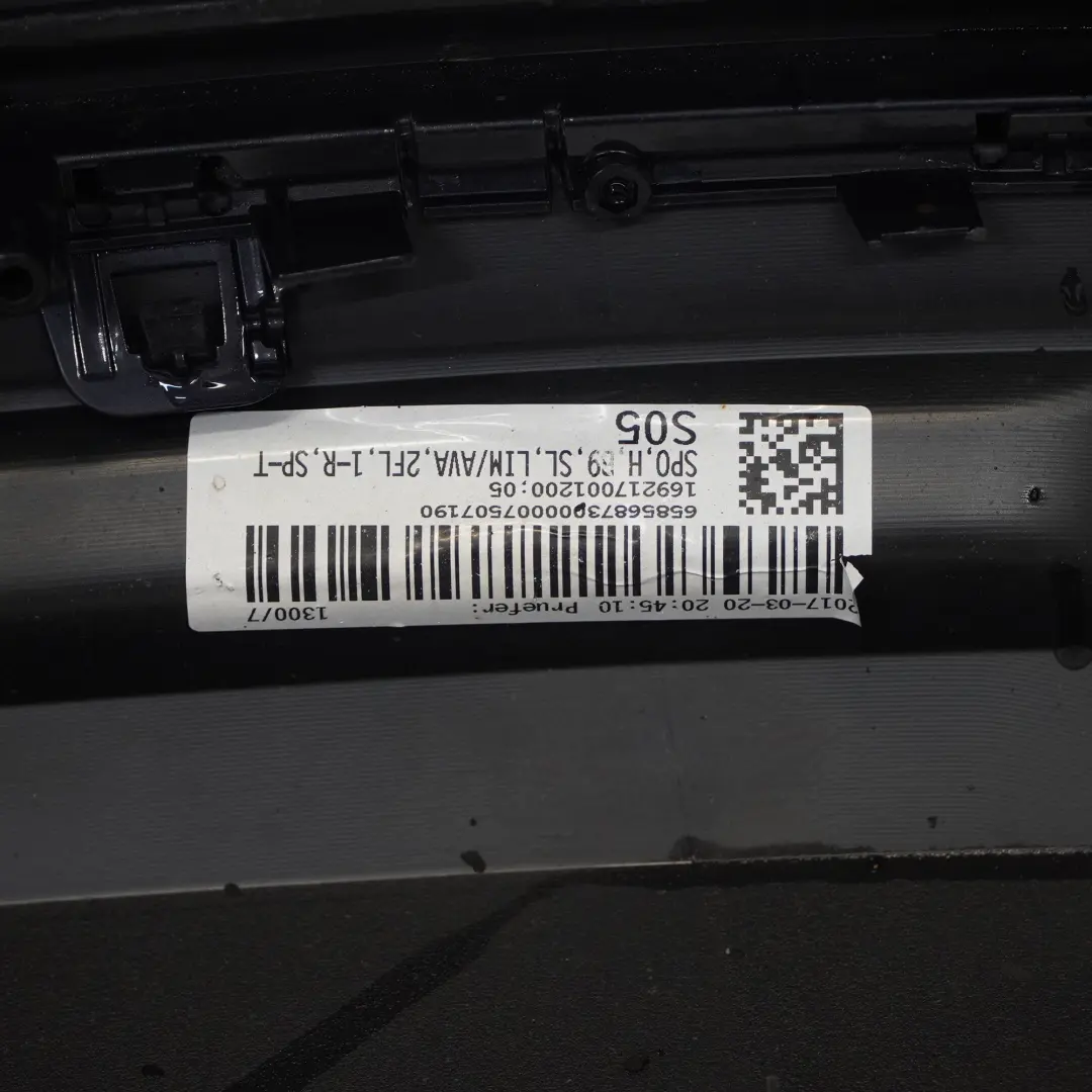 Bumper Trim Panel Covering Moonlight Blue Metallic - X5R to Audi A4 B9 Rear with Part number 8W9807067D-MOB Audi A4 B9 Rear Bumper Trim Panel Covering Moonlight Blue Metallic - X5R - SKU 8W9807067D-MOB - Part number 8W9807067D-MOB
