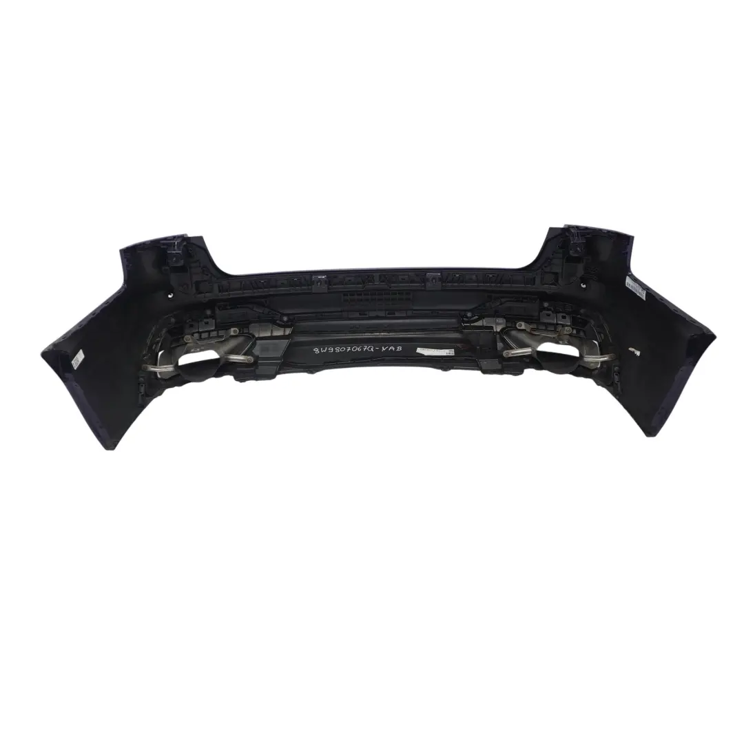 Audi A4 B9 Avant Rear Bumper Trim Panel Covering Navarra Blue Metallic - H5X - SKU 8W9807067Q-NAB - Part number 8W9807067Q