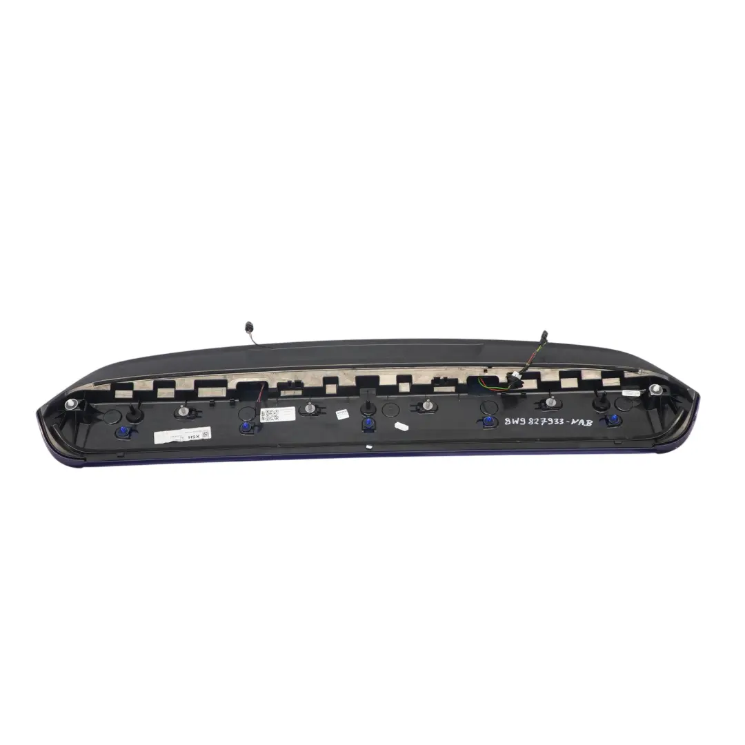 Audi A4 B9 Embellecedor Spoiler Trasero Maletero Navara Azul - X5H - SKU 8W9827933-NAB - Número de pieza 8W9827933