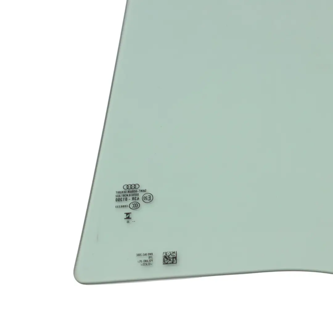 Audi A4 B9 8W Door Window Glass Glazing AS2 Rear Right O/S - SKU 8W9845206C - Part number 8W9845206C