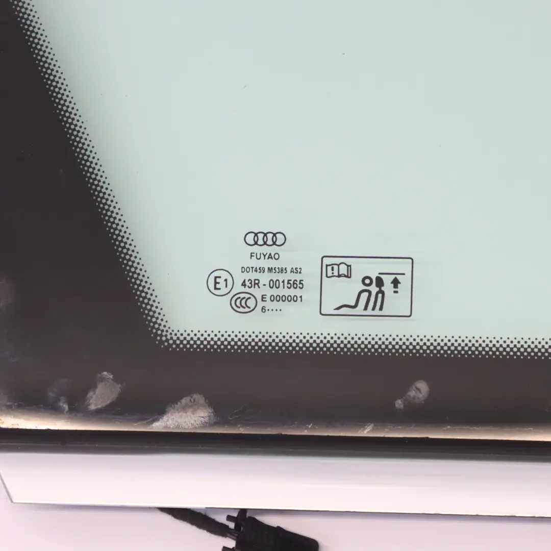 Audi A4 B9 Cuarto Triángulo Ventana Vidrio Trasero Izquierdo AS2 8W9845298P - SKU 8W9845297F - Número de pieza 8W9845297F