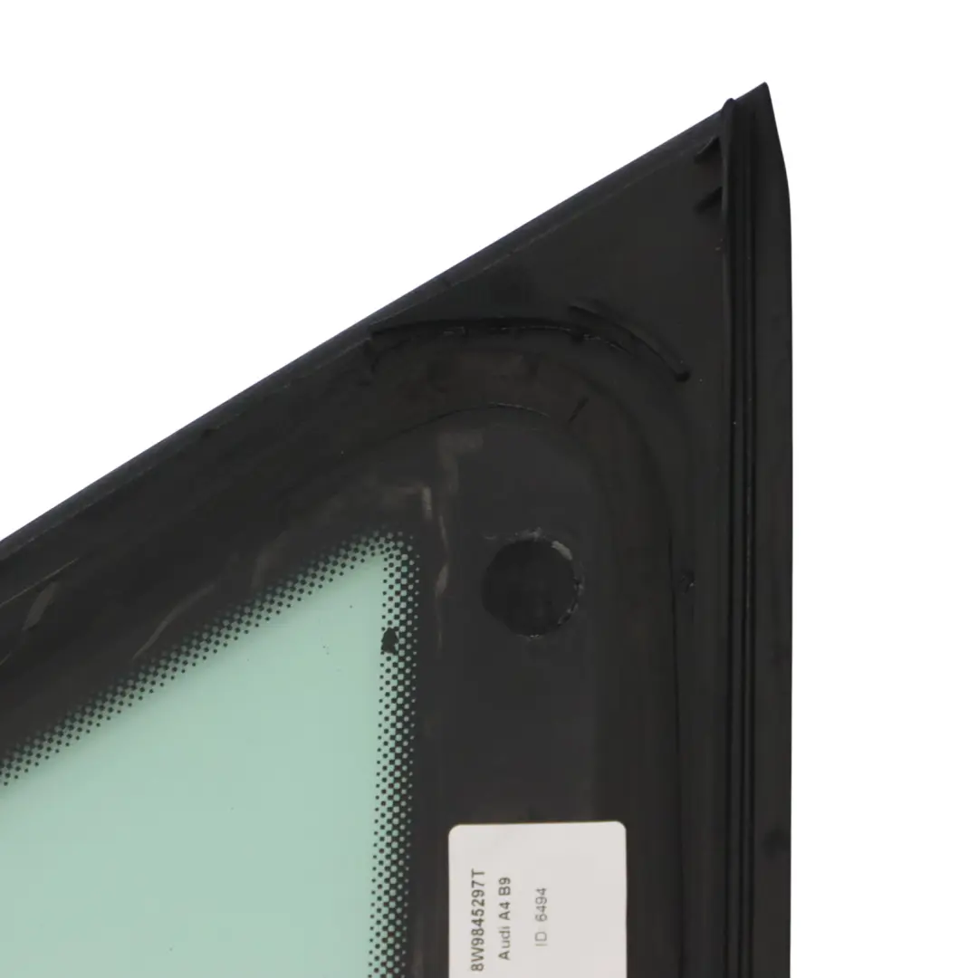 Audi A4 B9 8W Avant Rear Quarter Window Glass AS2 Left N/S - SKU 8W9845297T - Part number 8W9845297T