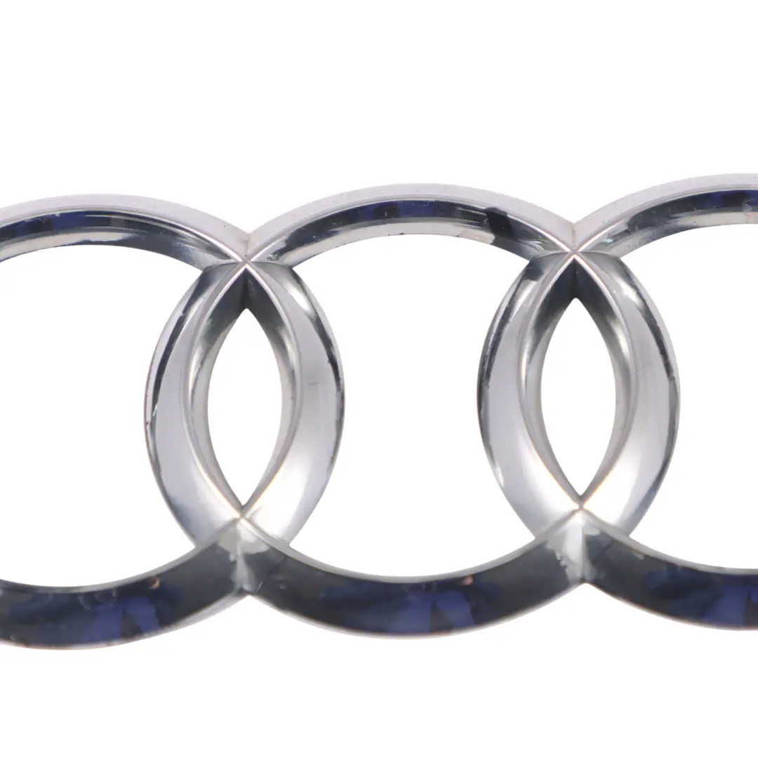 Audi A4 B9 Rear Boot Lid Emblem Logo Badge Chrome Audi Rings - SKU 8W9853742 - Part number 8W9853742