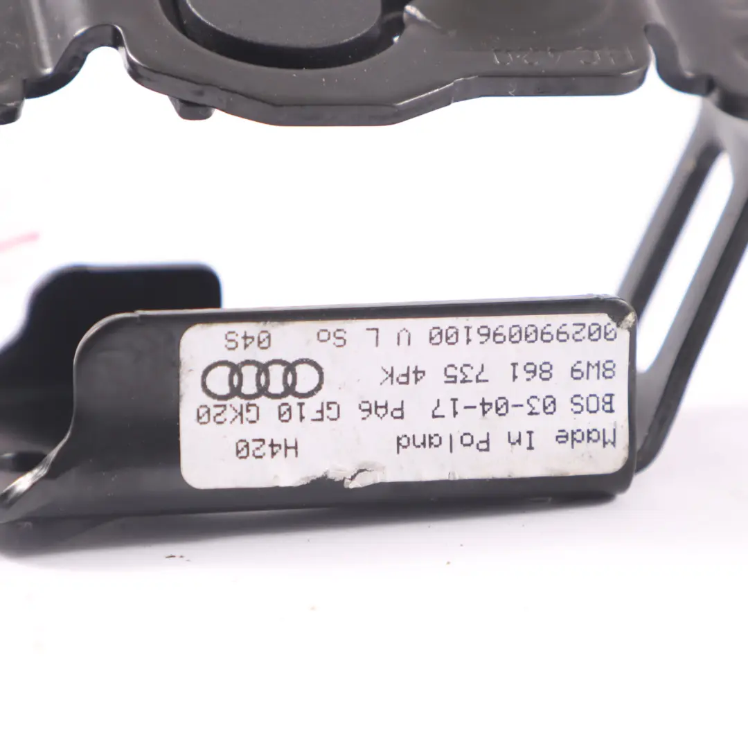 Audi A4 B9 8W Filet de retenue de bagages Prise de verrouillage Noir - SKU 8W9861735 - Numéro de pièce 8W9861735