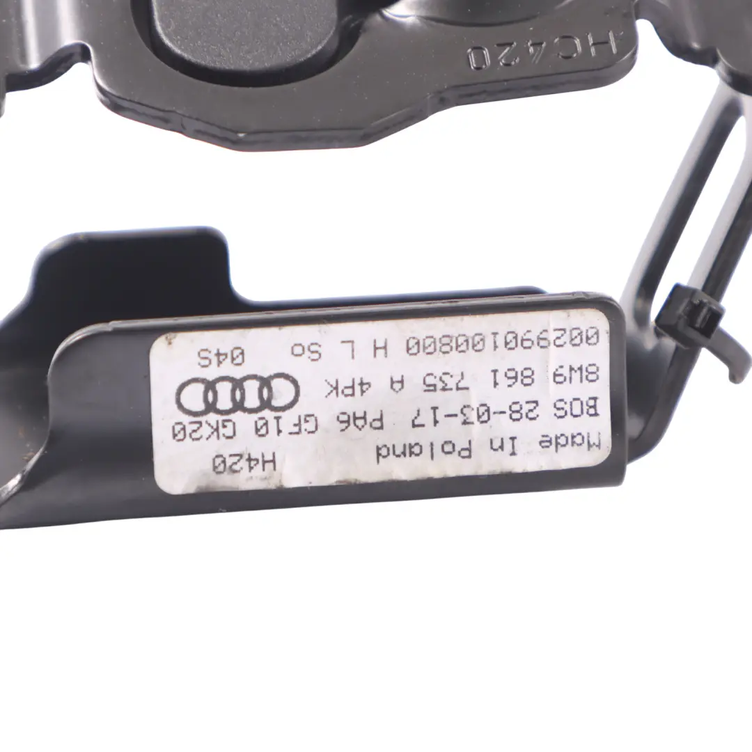 Audi A4 B9 Halterung Abdeckung Rollo Hinten Links - SKU 8W9861735A - Teilenummer 8W9861735A