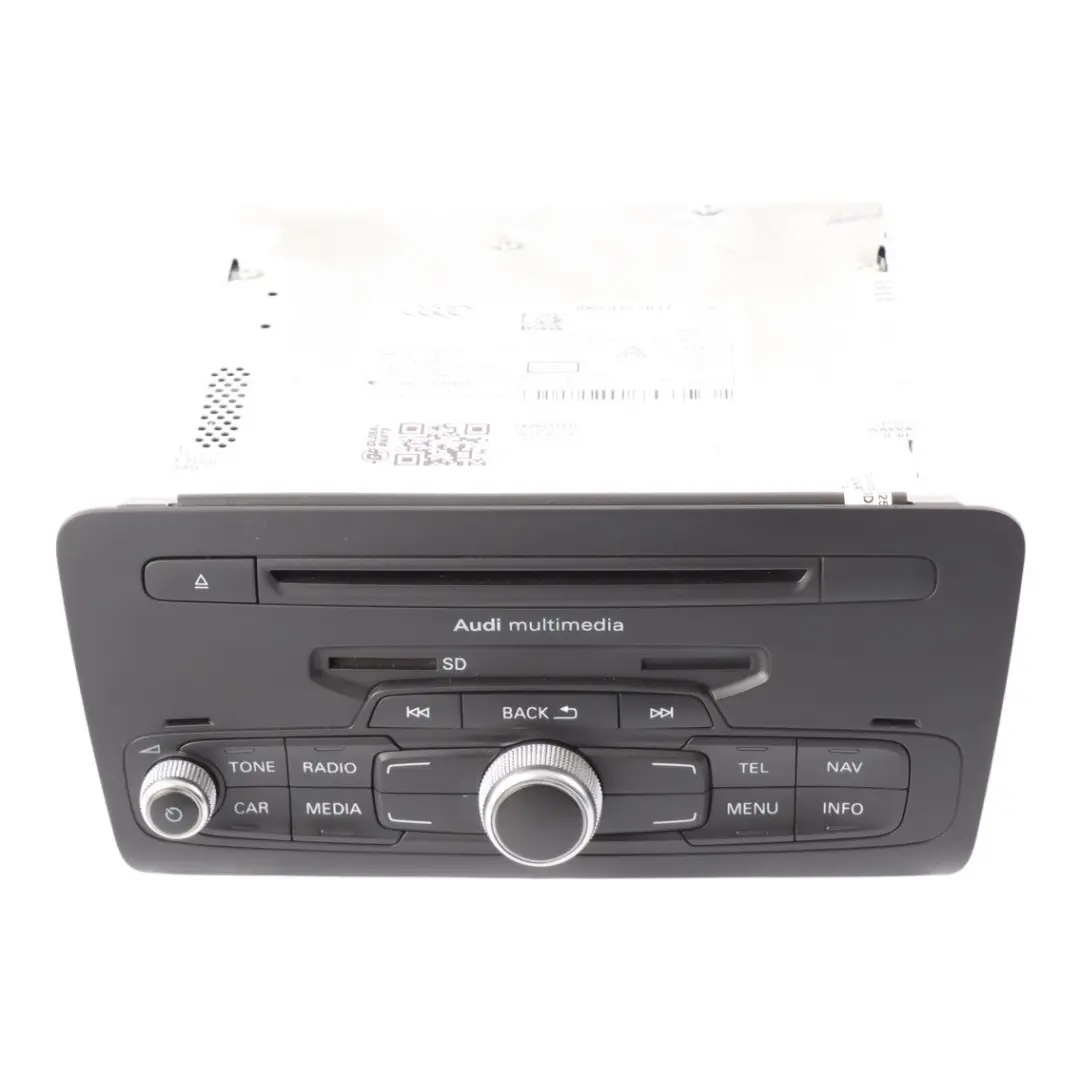 Audi A1 8X Multimedia Radio Reproductor De CD Navegación Unidad Principal - SKU 8X0035183F - Número de pieza 8X0035183F