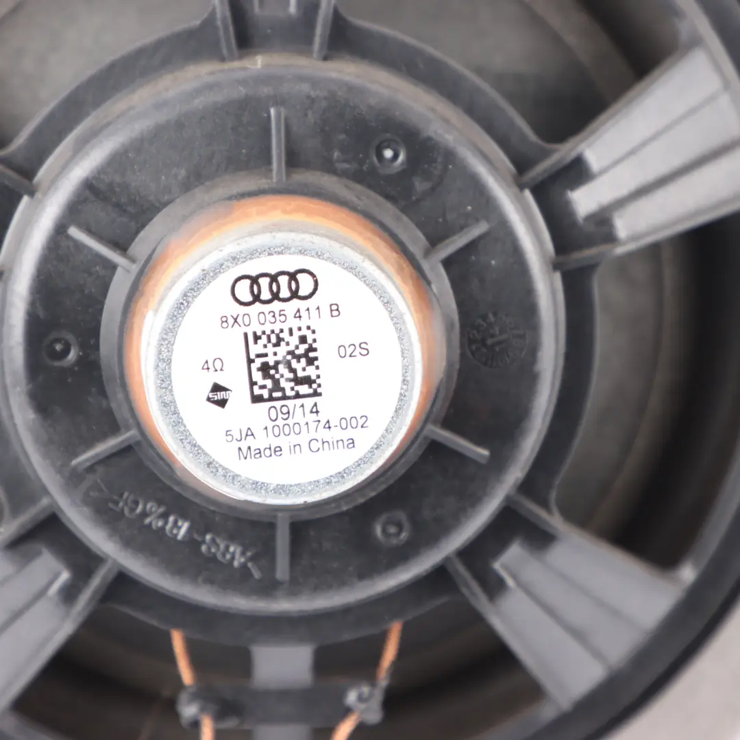 Audi A1 8X Haut parleur de porte arrière gauche droite audio - SKU 8X0035411B - Numéro de pièce 8X0035411B