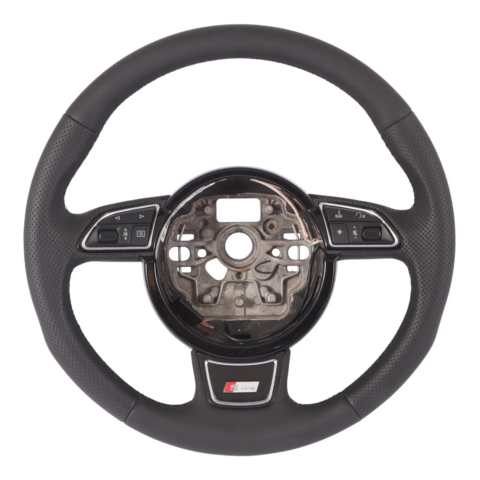 Audi A1 8X S-Line Kierownica NOWA Czarna Skóra Multifunkcja 8X0419091L
