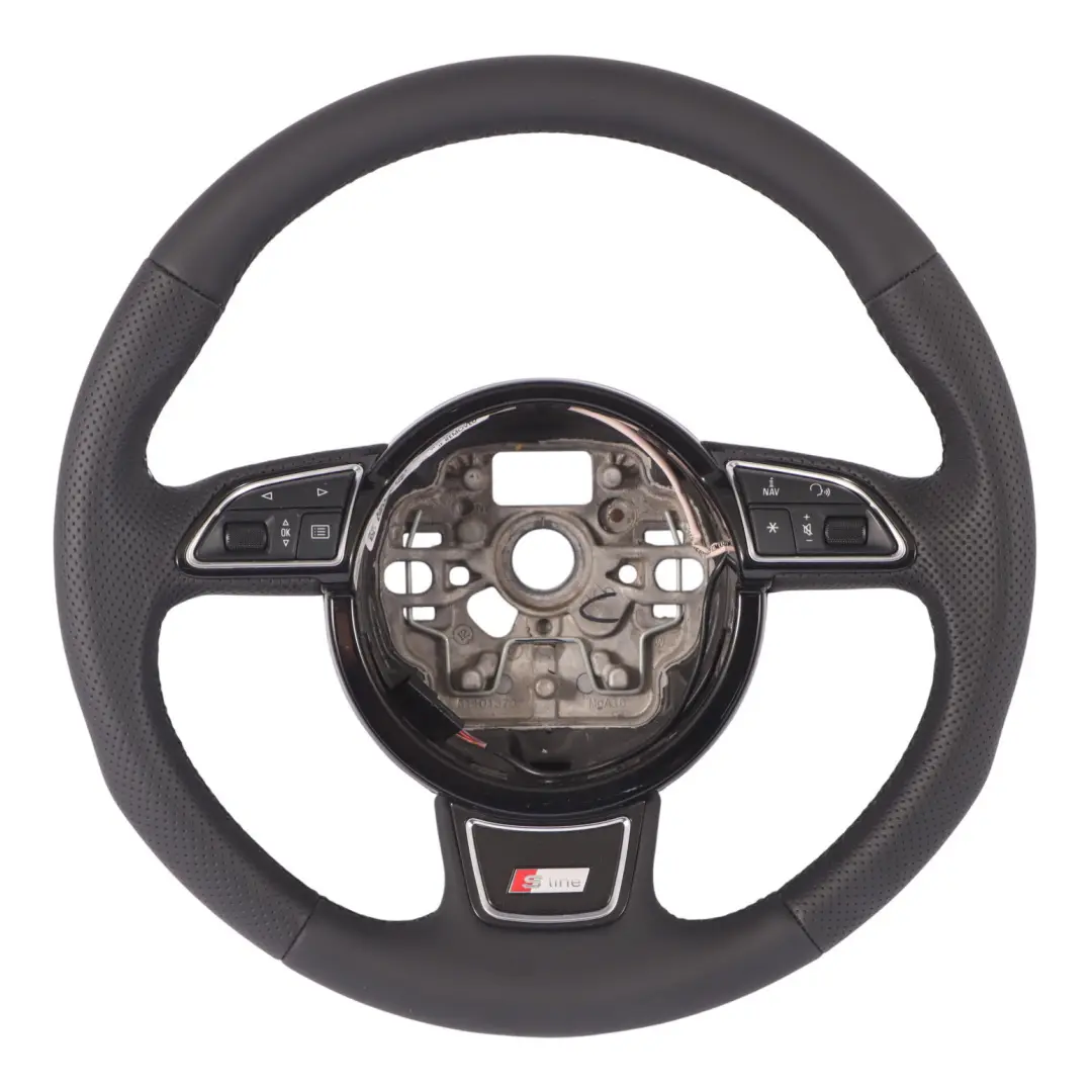 Audi A1 8X S-Line NUEVO Volante Multifunción Cuero Negro - SKU 8X0419091L-1 - Número de pieza 8X0419091L