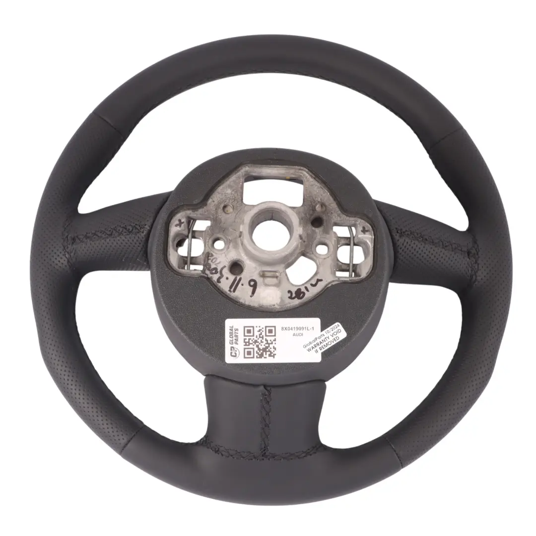 NEU Schwarzes Leder Lenkrad Multifunktion für Audi A1 8X S-Line mit Teilenummer 8X0419091L Audi A1 8X S-Line NEU Schwarzes Leder Lenkrad Multifunktion - SKU 8X0419091L-1 - Teilenummer 8X0419091L