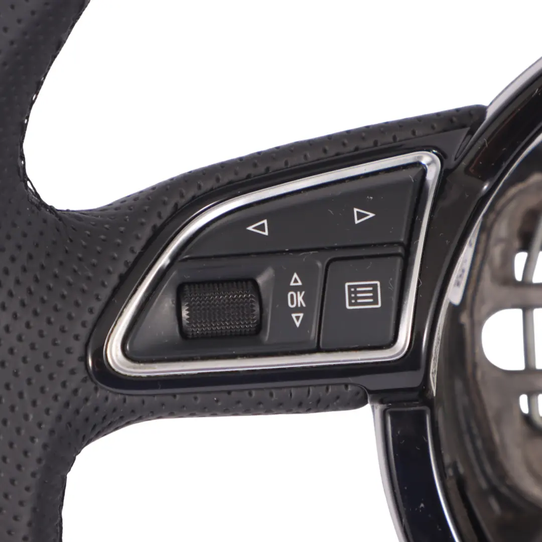 Audi A1 8X S-Line NUOVO Volante in Pelle Nera Multifunzione - SKU 8X0419091L-1 - Numero di parte 8X0419091L