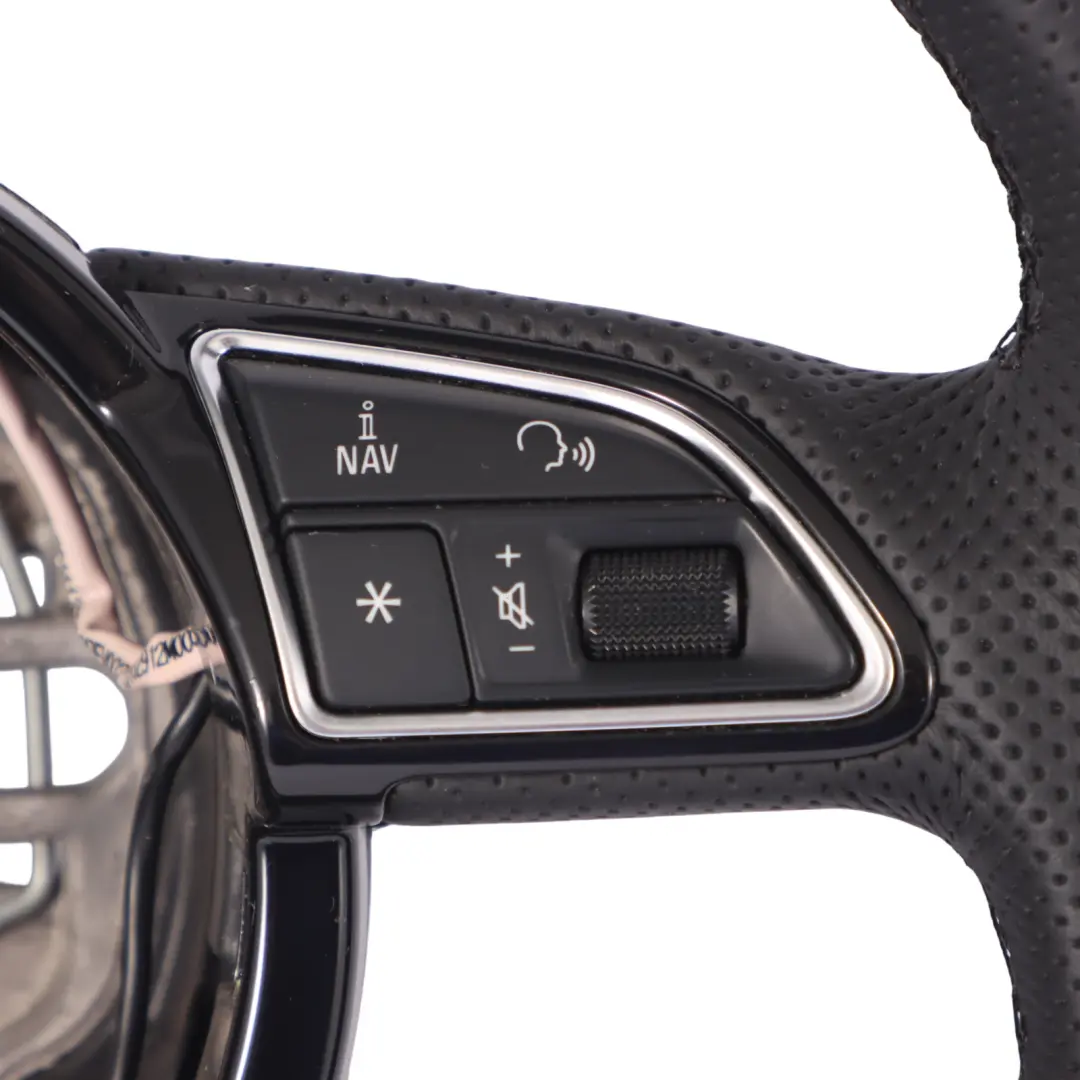 Audi A1 8X S-Line NUOVO Volante in Pelle Nera Multifunzione - SKU 8X0419091L-1 - Numero di parte 8X0419091L