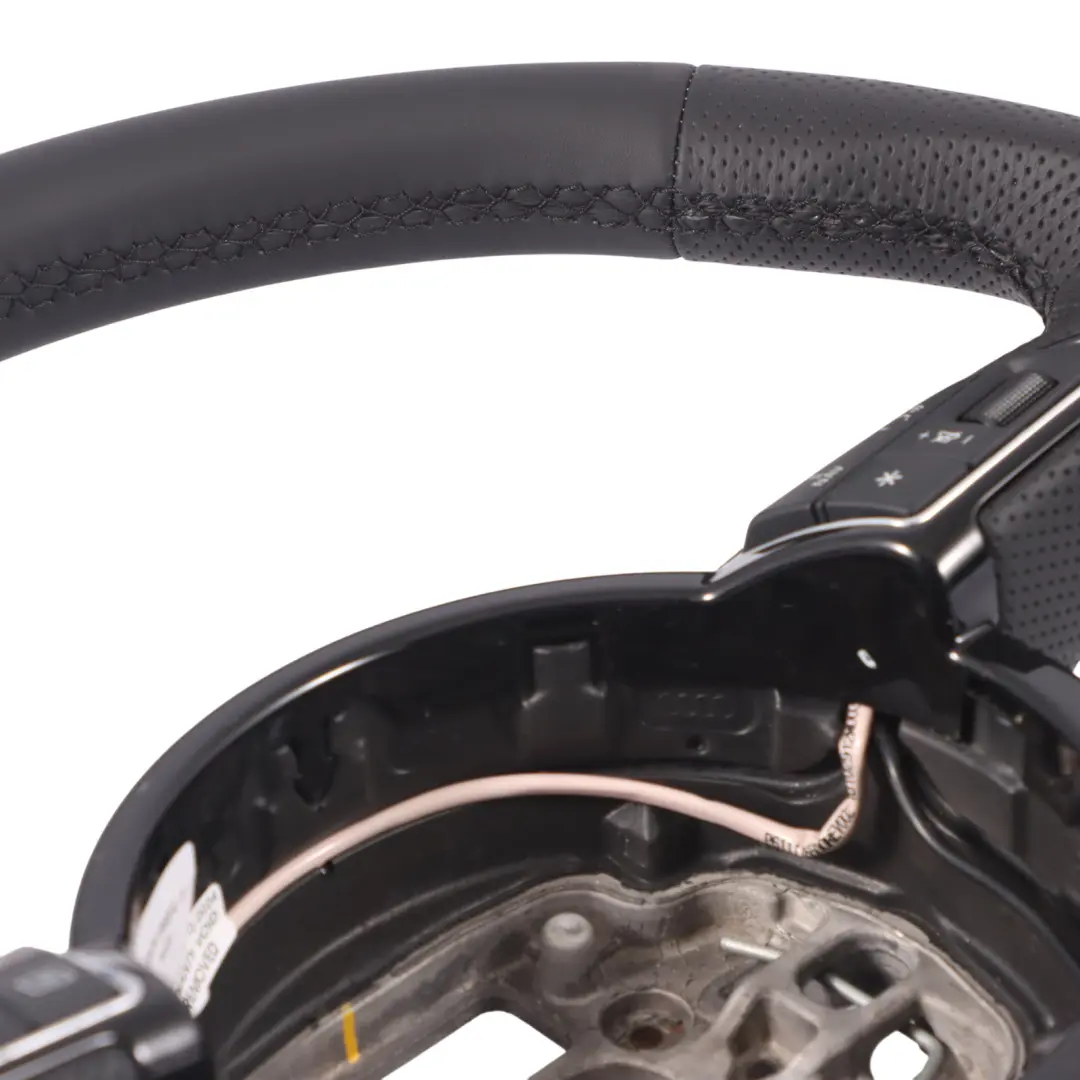 Leather Steering Wheel Multifunction to Audi A1 8X S-Line NEW Black with Part number 8X0419091L Audi A1 8X S-Line NEW Black Leather Steering Wheel Multifunction - SKU 8X0419091L-1 - Part number 8X0419091L