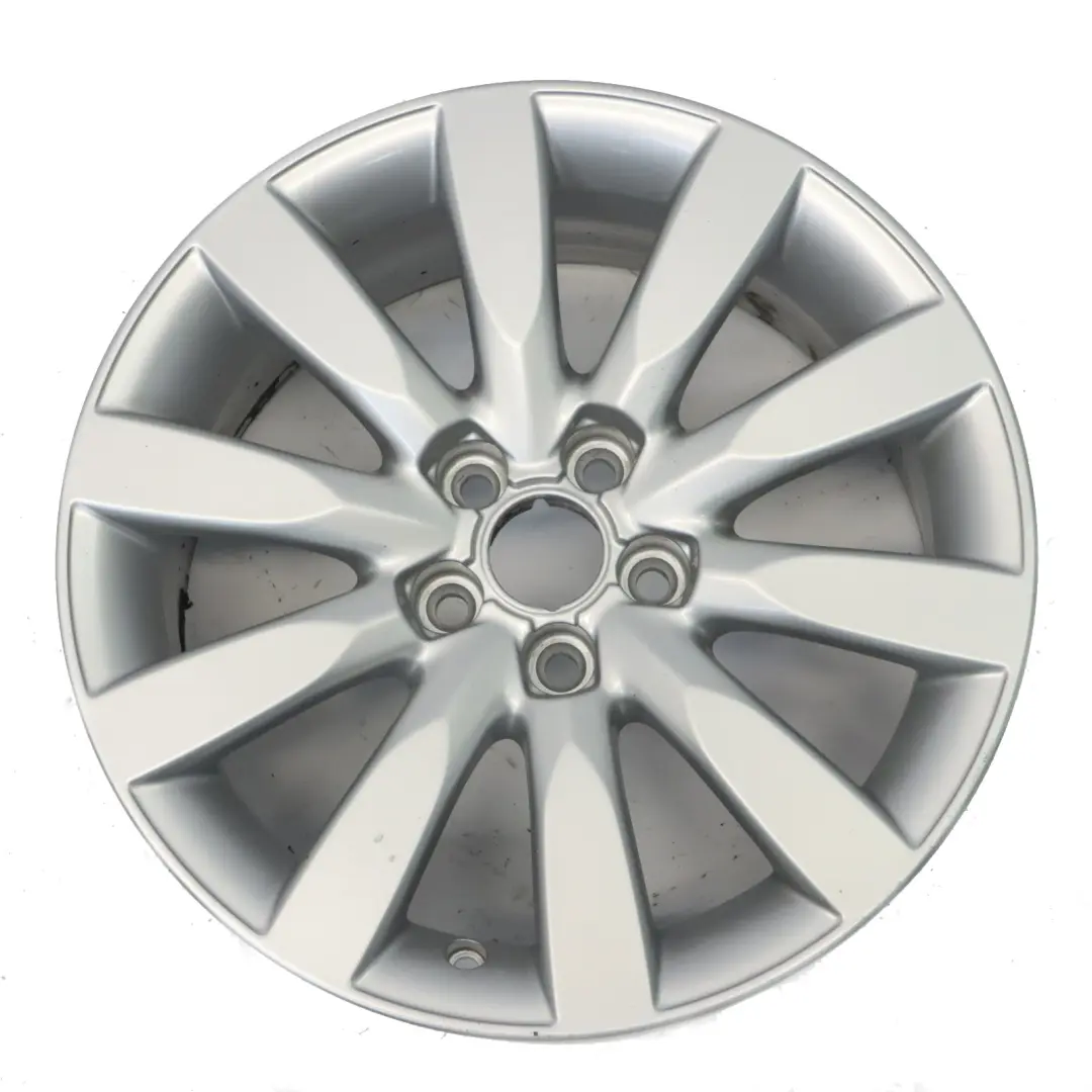 Argento Cerchio in lega 16" 7J ET34 10 Raggi per Audi A1 8X con numero di parte 8X0601025BB Audi A1 8X Argento Cerchio in lega 16" 7J ET34 10 Raggi - SKU 8X0601025BB-1 - Numero di parte 8X0601025BB