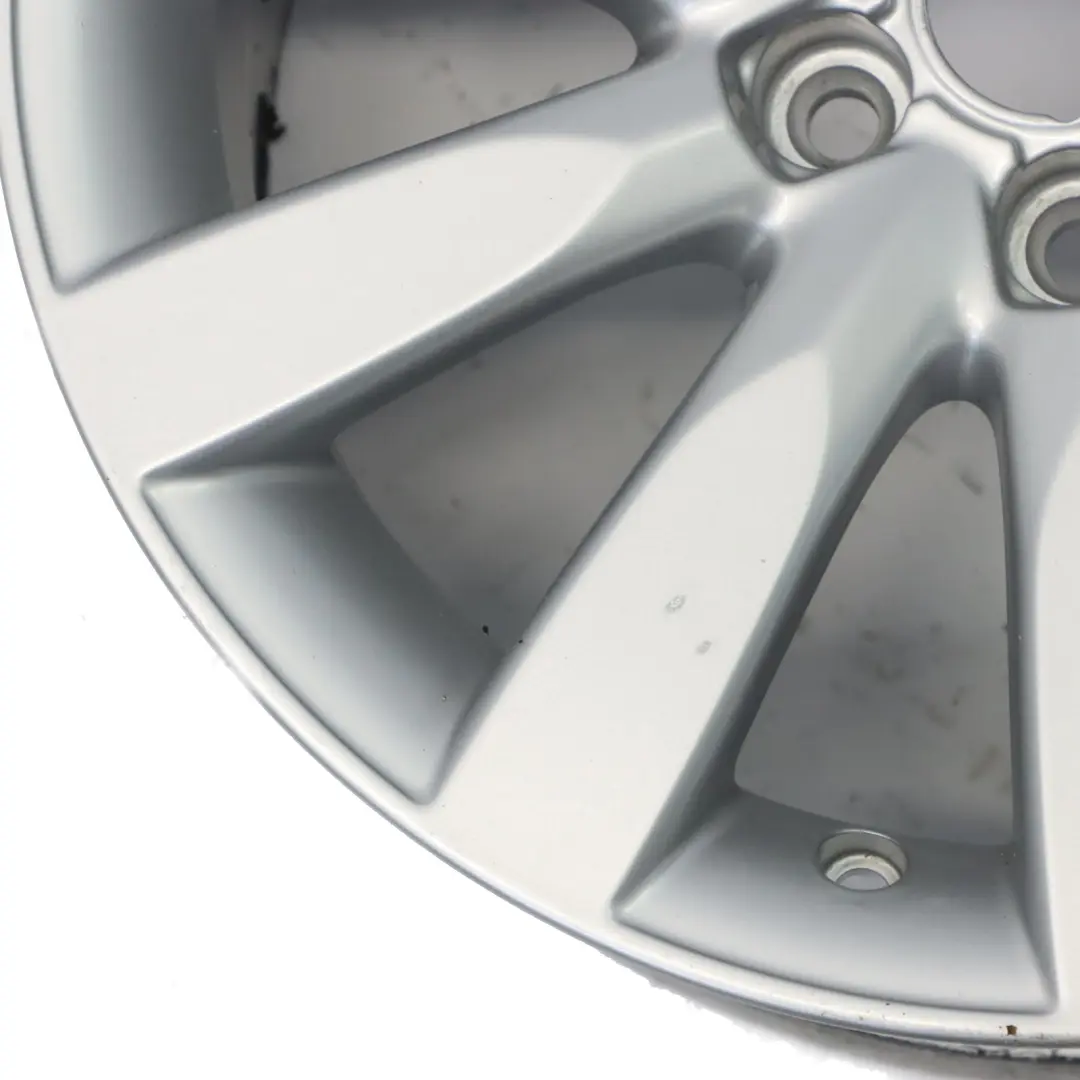 Audi A1 8X Argento Cerchio in lega 16" 7J ET34 10 Raggi - SKU 8X0601025BB-1 - Numero di parte 8X0601025BB