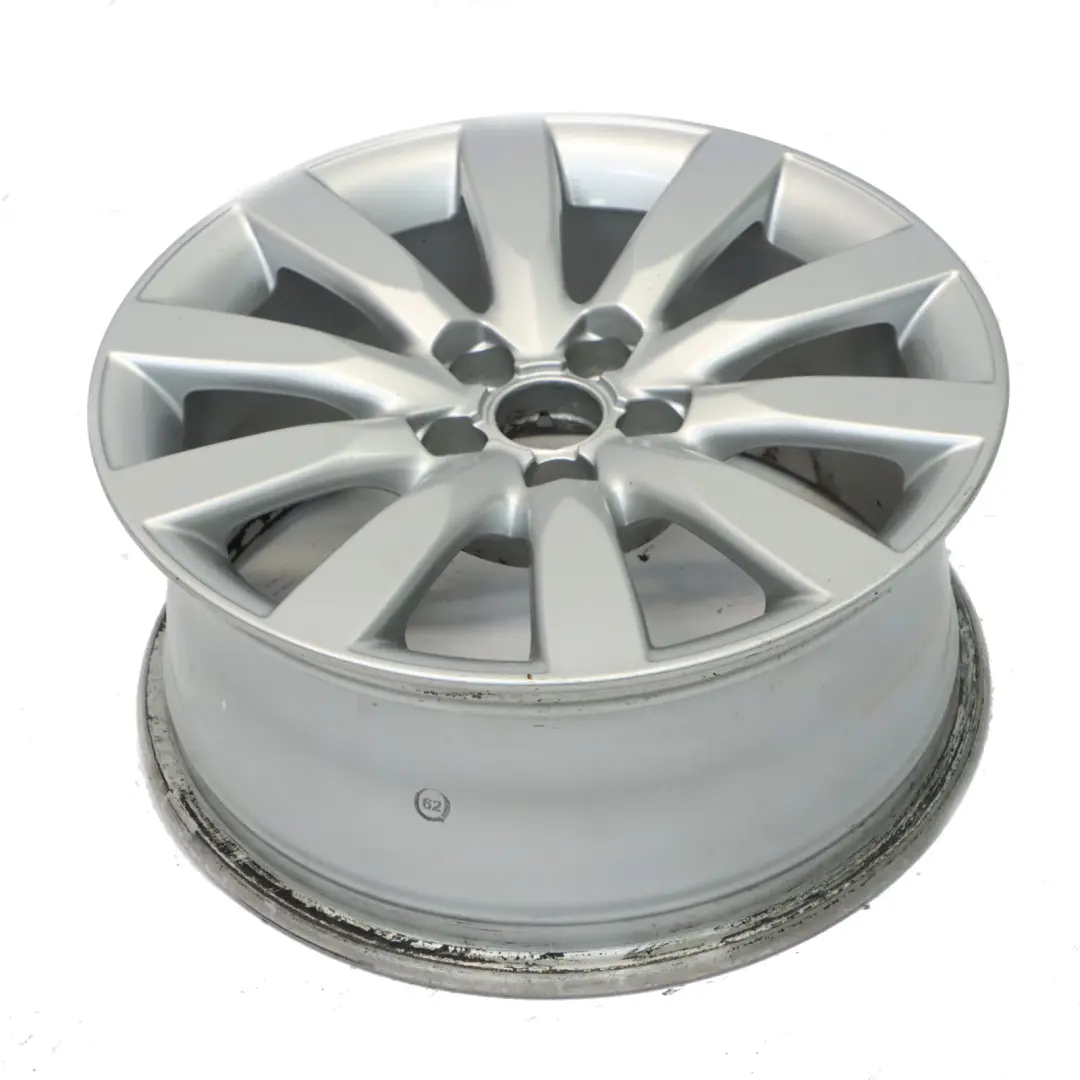 Audi A1 8X Jante en alliage argenté 16" 7J ET34 10 10 rayons - SKU 8X0601025BB-1 - Numéro de pièce 8X0601025BB