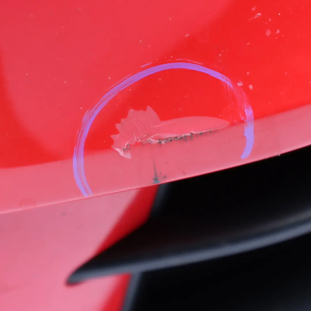 Front Bumper Misano Red Pearl - Z3M to Audi A1 8X with Part number 8X0807065 Audi A1 8X Front Bumper Misano Red Pearl - Z3M - SKU 8X0807065-MRE - Part number 8X0807065