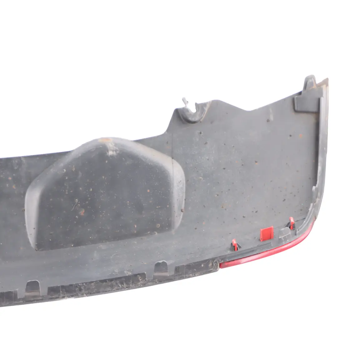 Bumper Spoiler Lower Diffuser Trim Covering to Audi A1 8X Rear with Part number 8X0807421 Audi A1 8X Rear Bumper Spoiler Lower Diffuser Trim Covering - SKU 8X0807421 - Part number 8X0807421