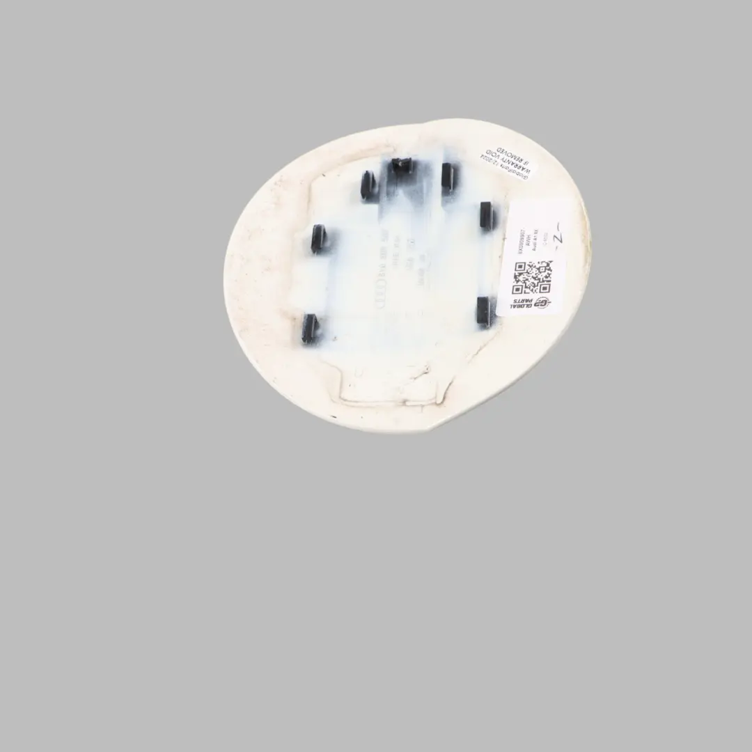 Audi A1 8X Tappo sportello rifornimento carburante bianco - Y9K - SKU 8X0809907-AWH - Numero di parte 8X0809907
