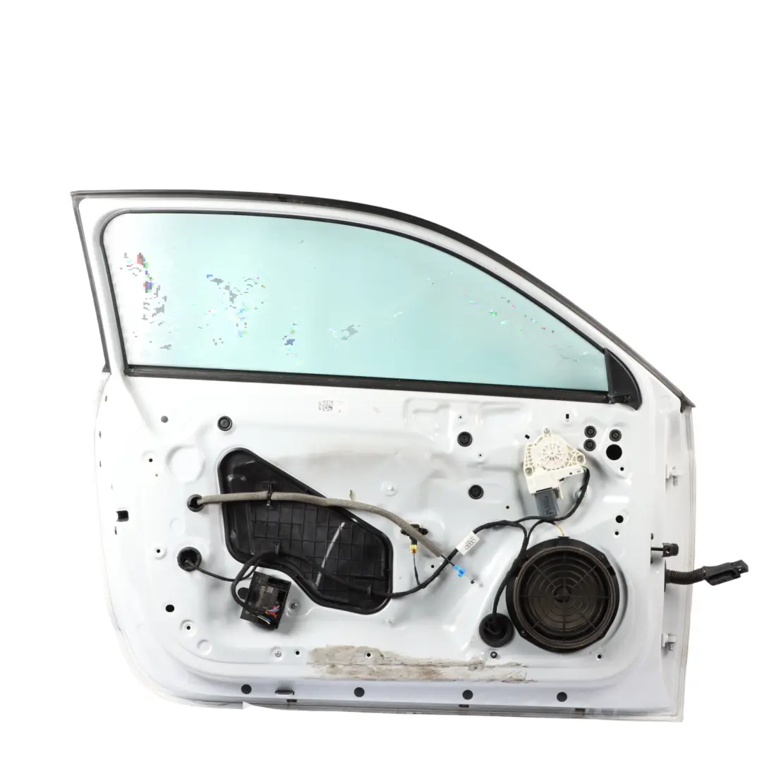 Audi A1 8X Door Front Left N/S Covering Panel Glacier White Pearl - S9R - SKU 8X3831051B-MGW - Part number 8X0821105A-MGW