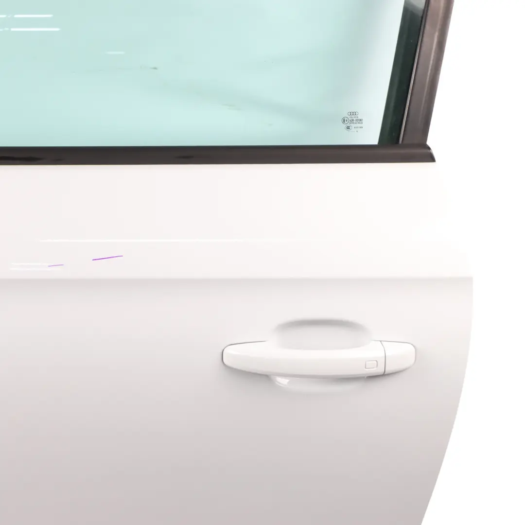 Audi A1 8X Door Front Left N/S Covering Panel Glacier White Pearl - S9R - SKU 8X3831051B-MGW - Part number 8X0821105A-MGW