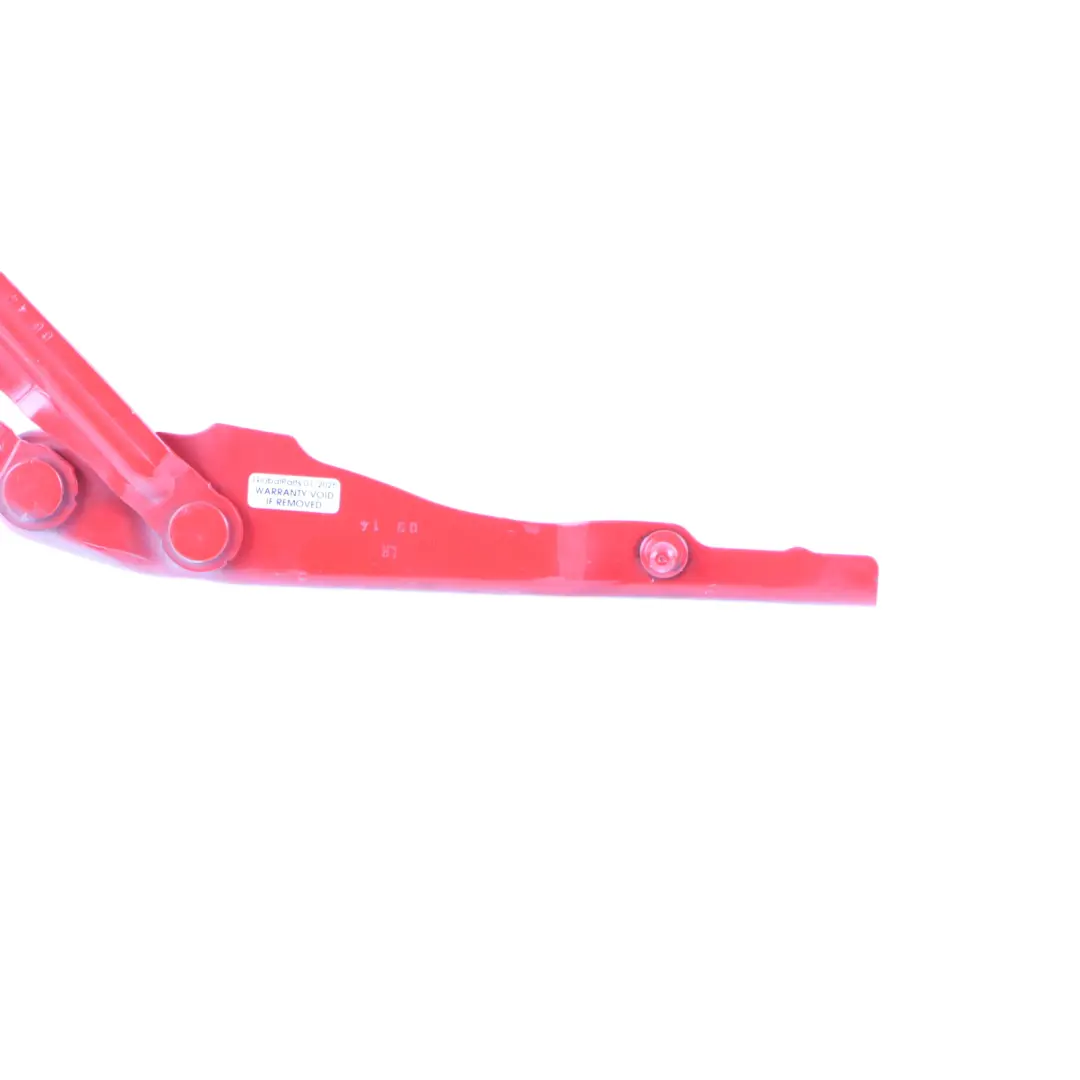 Bonnet Hood Hinge Left N/S Misano Red - Z3M 8X0823301A to Audi A1 8X with Part number 8X0823301A-MRE Audi A1 8X Bonnet Hood Hinge Left N/S Misano Red - Z3M 8X0823301A - SKU 8X0823301A-MRE - Part number 8X0823301A-MRE