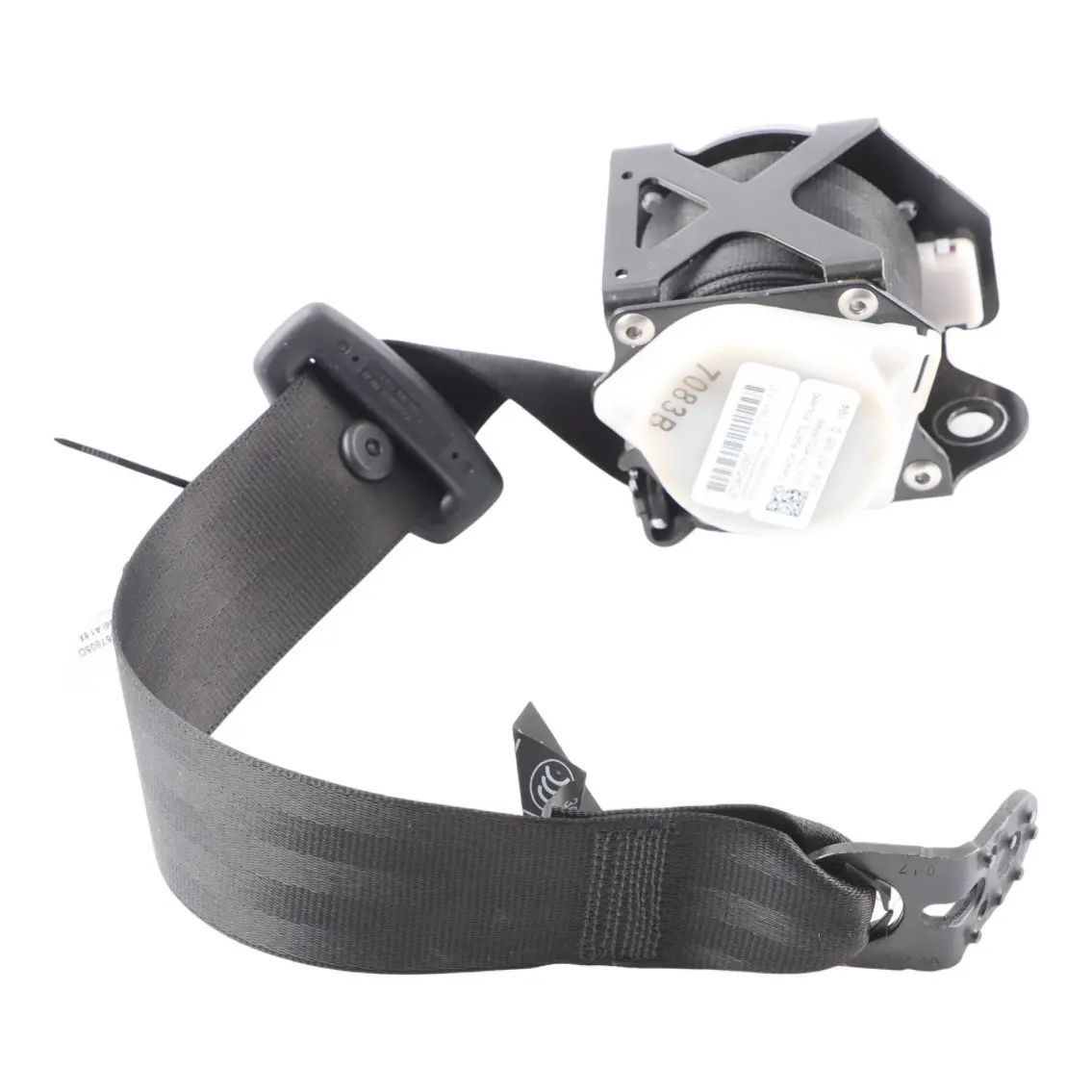 Audi A1 8X Sicherheitsgurt Hinten Rechts Links Gurt Schwarz 8X0857805D