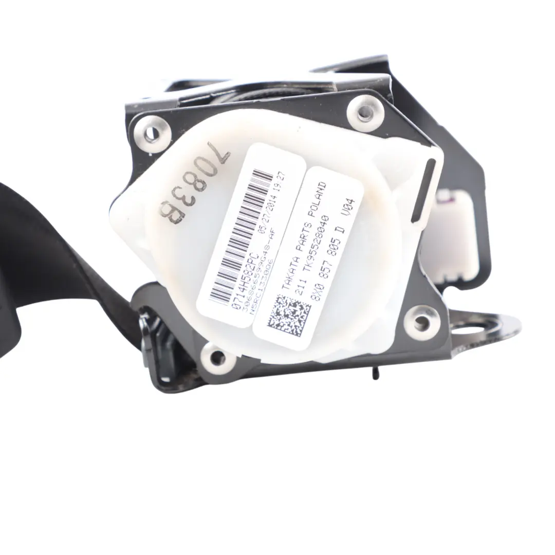 Belt Rear Right Left N/O/S Belt Black Audi A1 8X Seat - SKU 8X0857805D - Part number 8X0857805D