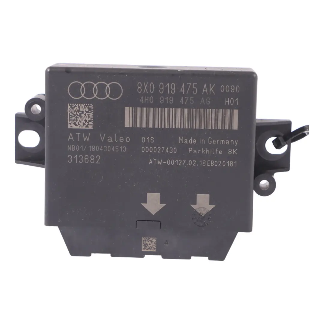 Audi Q3 8U PDC Parktronic Parking Sensor Control Module Unit ECU - SKU 8X0919475AK - Part number 8X0919475AK