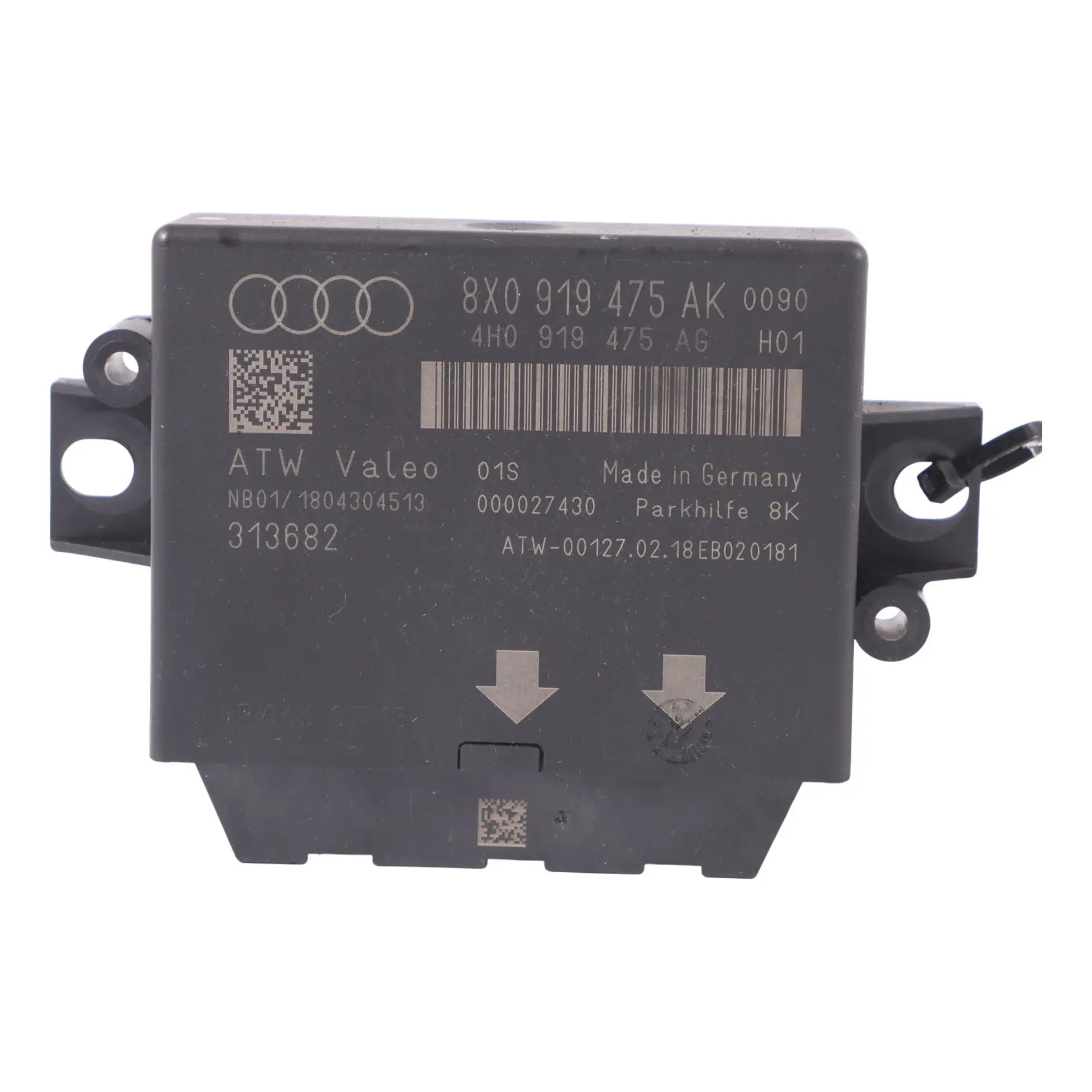 Audi Q3 8U PDC Parktronic Parking Sensor Control Module Unit ECU 8X0919475AK