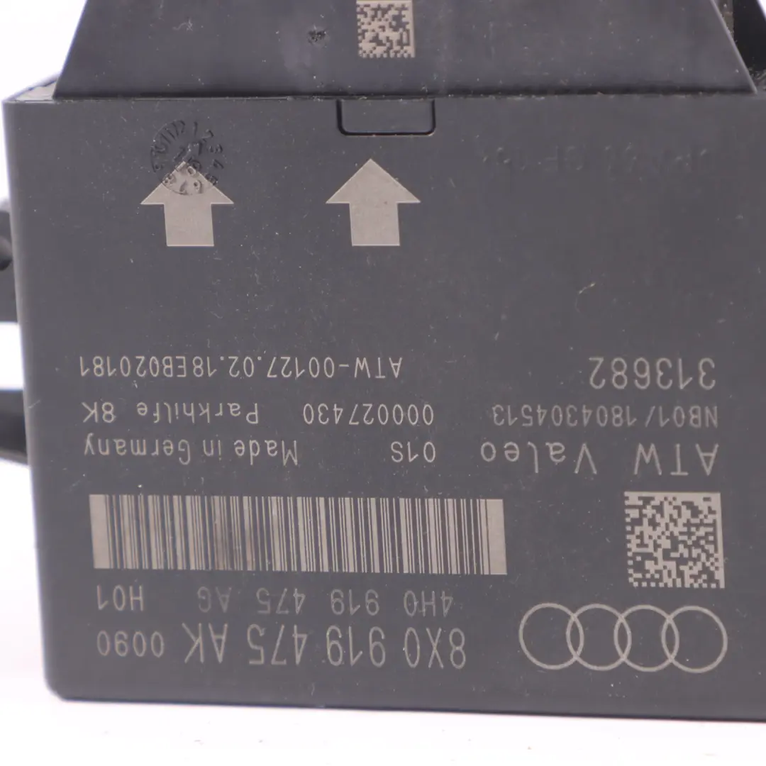 Audi Q3 8U PDC Parktronic Parking Sensor Control Module Unit ECU - SKU 8X0919475AK - Part number 8X0919475AK
