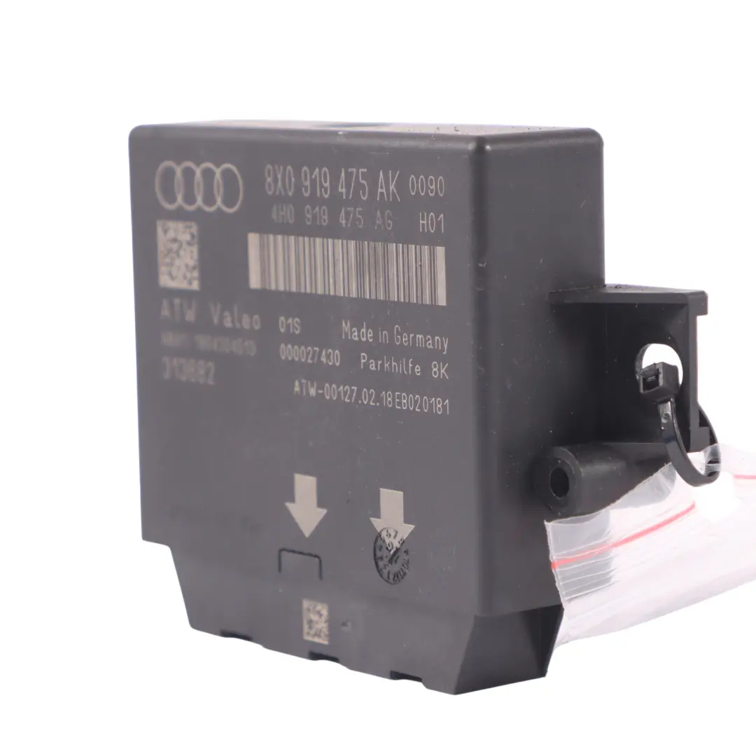 PDC Parktronic Sensor Aparcamiento Unidad Módulo ECU para Audi Q3 8U con número de pieza 8X0919475AK Audi Q3 8U PDC Parktronic Sensor Aparcamiento Unidad Módulo ECU - SKU 8X0919475AK - Número de pieza 8X0919475AK