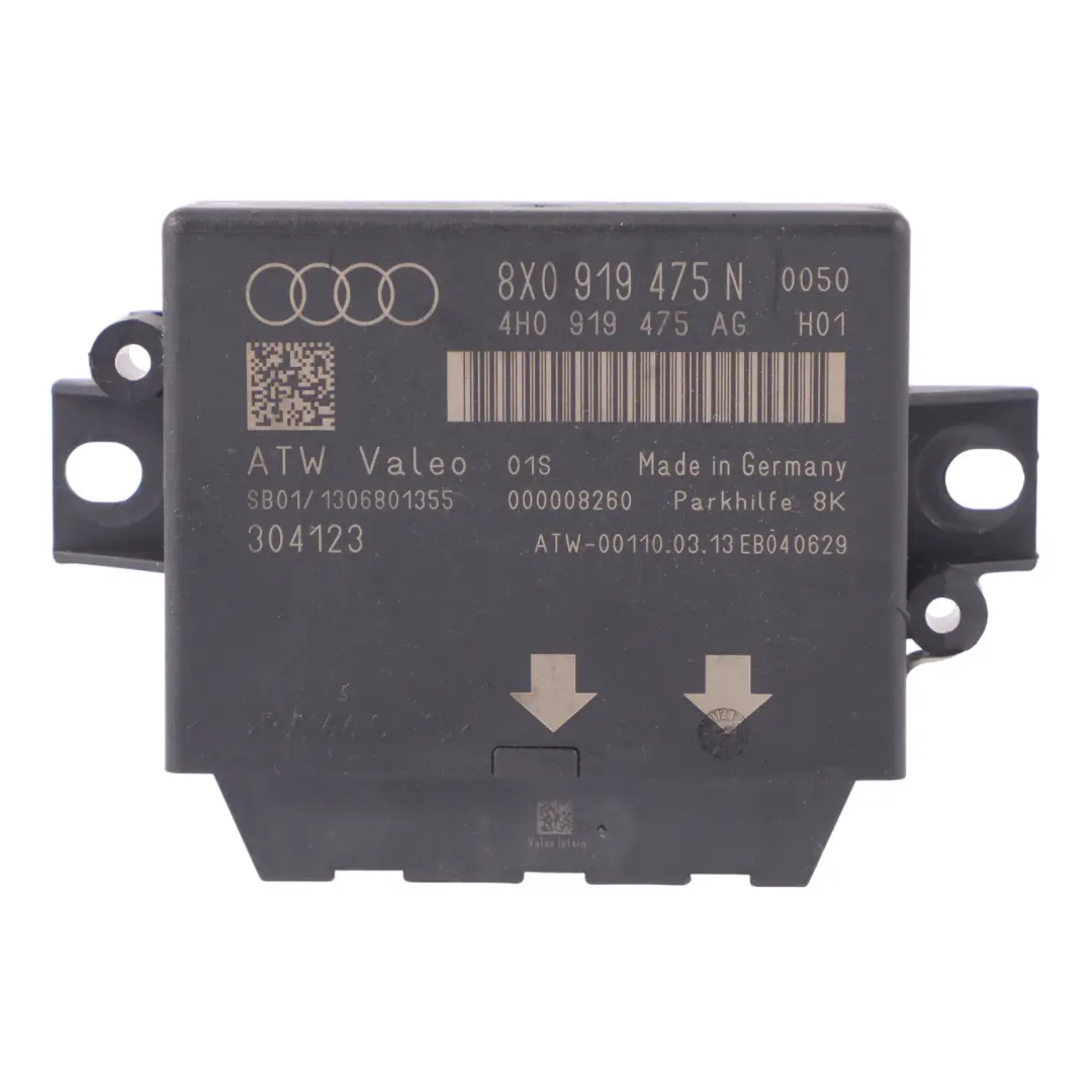 PDC Assistance Parking Distance Control Module Unit ECU to Audi Q3 8U with Part number 8X0919475N Audi Q3 8U PDC Assistance Parking Distance Control Module Unit ECU - SKU 8X0919475N - Part number 8X0919475N