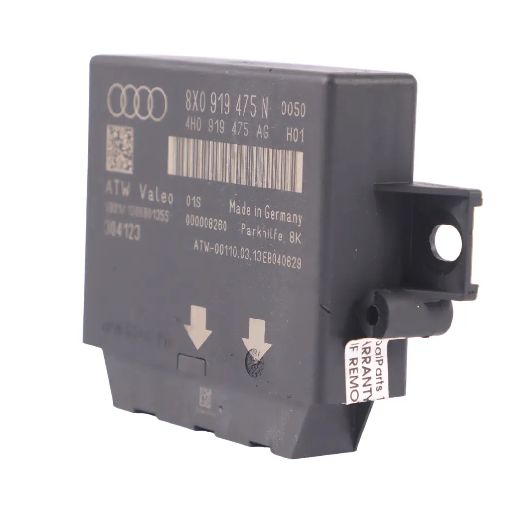 PDC Assistenza Parcheggio Distanza Modulo controllo ECU per Audi Q3 8U con numero di parte 8X0919475N Audi Q3 8U PDC Assistenza Parcheggio Distanza Modulo controllo ECU - SKU 8X0919475N - Numero di parte 8X0919475N