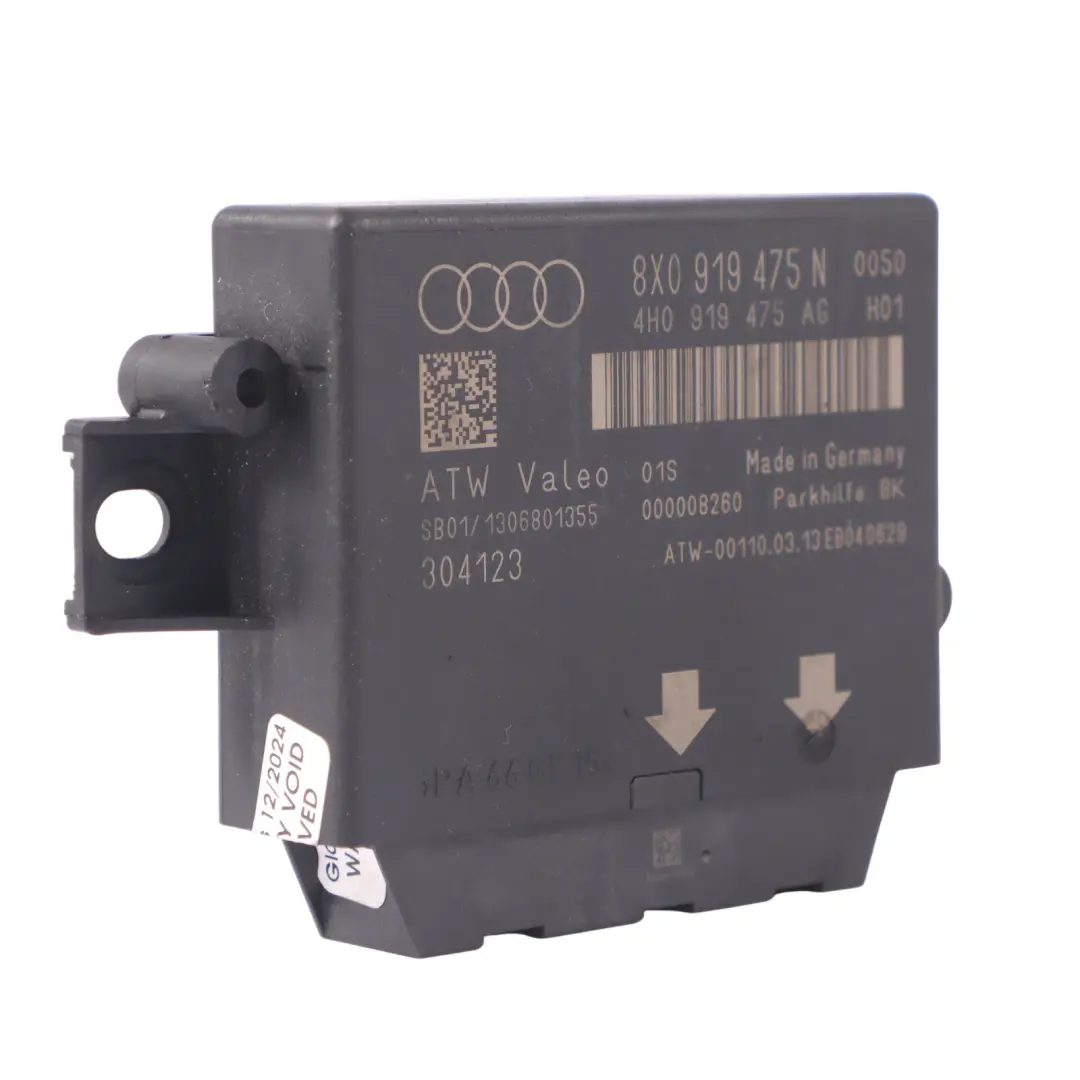 Audi Q3 8U Moduł Sterownik Parkowania - SKU 8X0919475N - Numer Części 8X0919475N